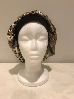 Cheetah Snake Silk Bonnets