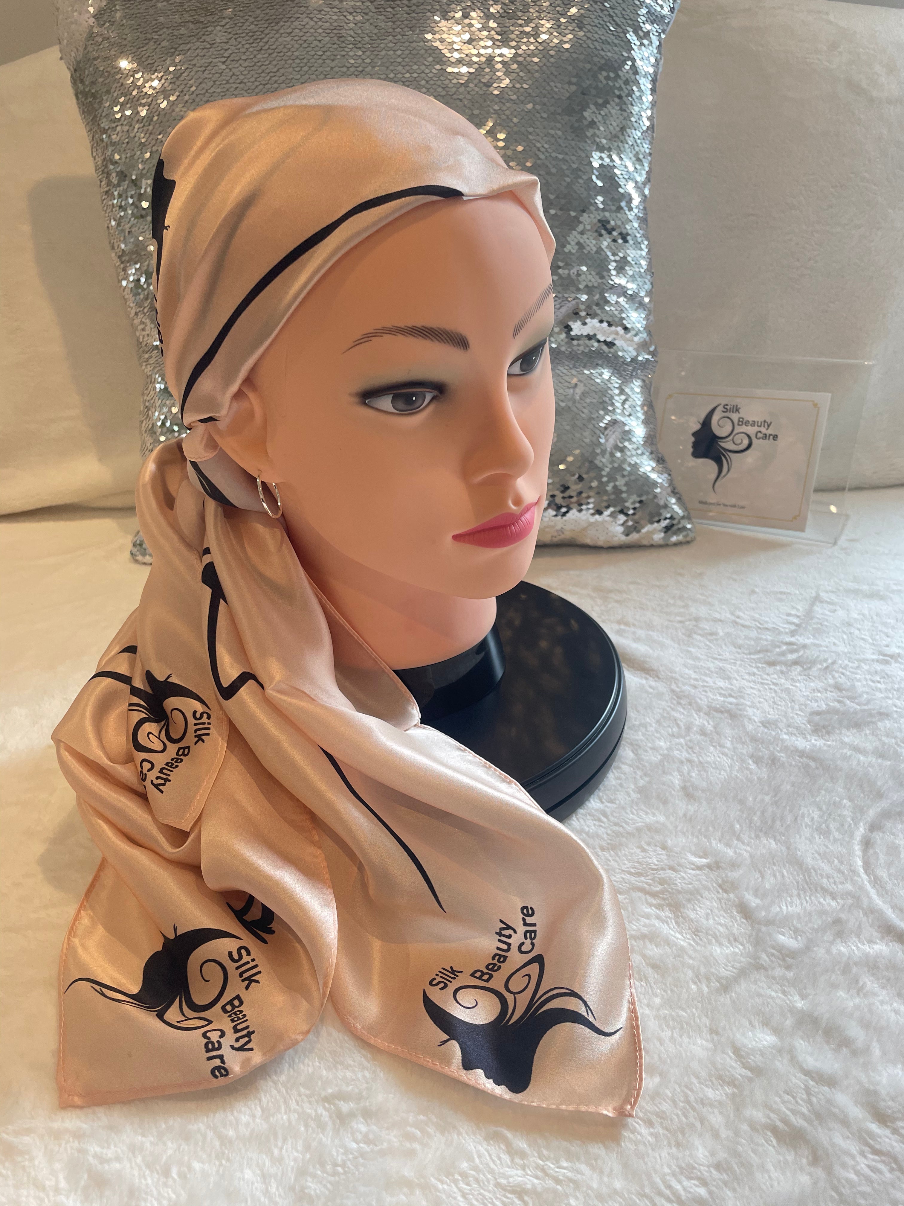 head scarf silk