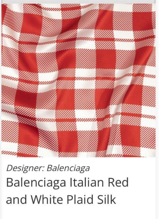 Designer Silk Bonnet (Red White)